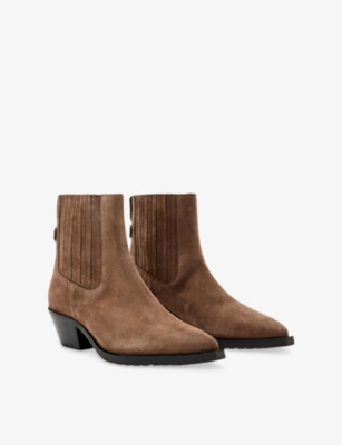ALLSAINTS: Marcie Suede Ankle Boots