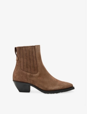 ALLSAINTS: Marcie Suede Ankle Boots