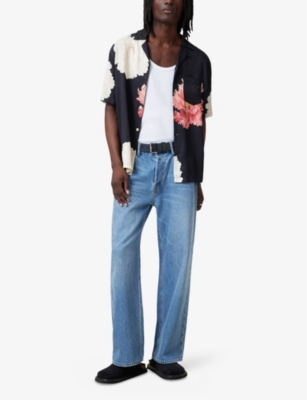 ALLSAINTS: Fleur Printed Short-Sleeve Woven Shirt