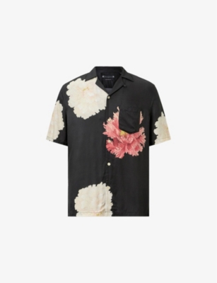 ALLSAINTS: Fleur Printed Short-Sleeve Woven Shirt