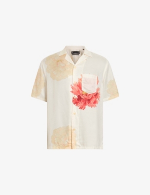 ALLSAINTS: Fleur Printed Short-Sleeve Woven Shirt