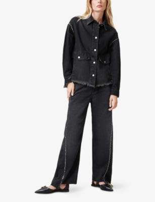 Hettie Studded Denim Shacket