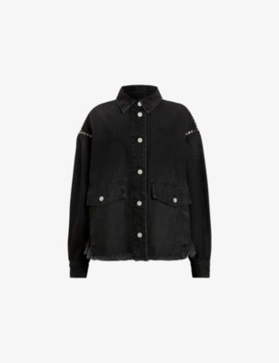 Hettie Studded Denim Shacket