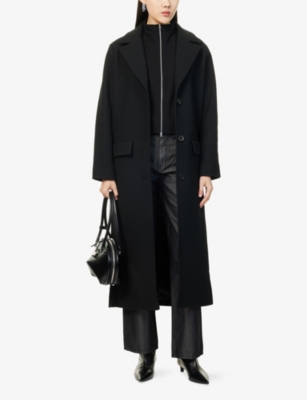 WON HUNDRED: Colombo Two-Flap-Pockets Relaxed-Fit Woven-Blend Coat