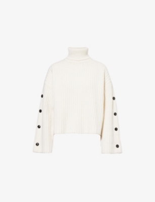 WON HUNDRED: Henley Turtleneck Wool-Blend Jumper