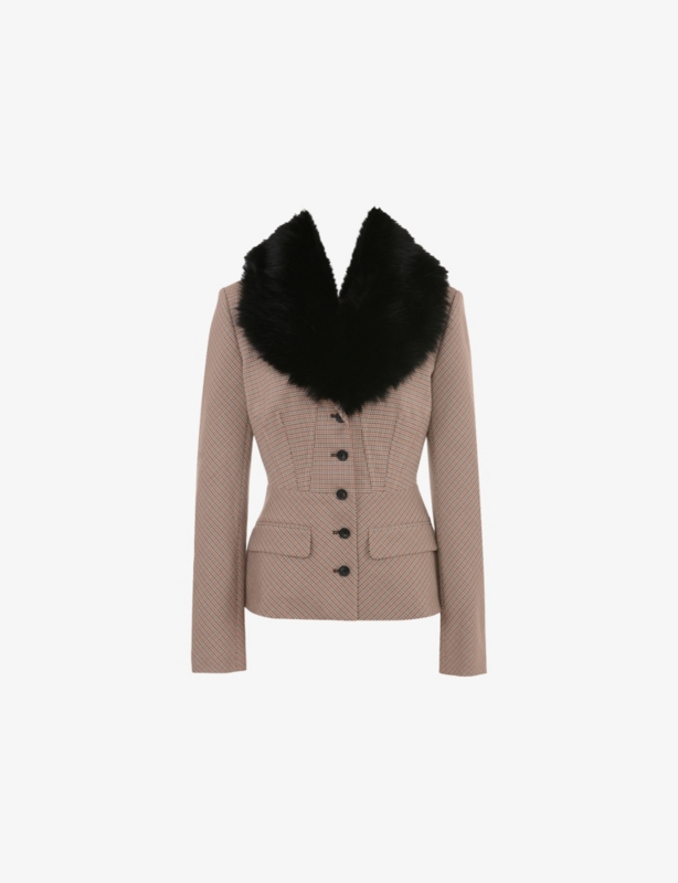 Buckingham Hourglass Slim-Fit Stretch-Woven Jacket
