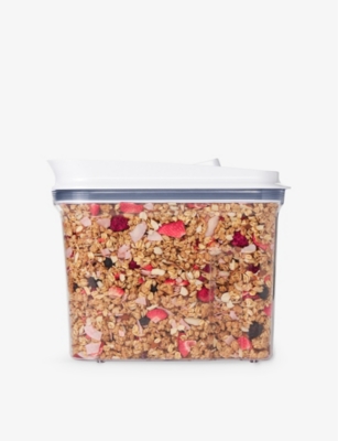 OXO GOOD GRIPS WHITE BLUE CLEAR POP MEDIUM CEREAL DISPENSER 3.2L 