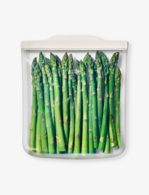 Oxo Good Grips Reusable Half-gallon Silicone Sandwich Bag In Oat