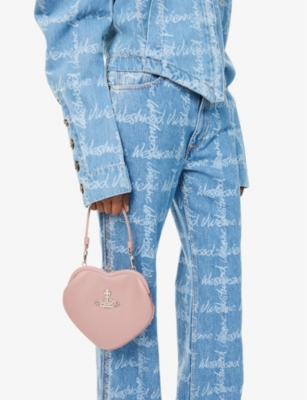 VIVIENNE WESTWOOD: Belle Heart Frame Faux-Leather Purse