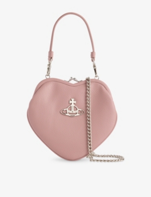 VIVIENNE WESTWOOD: Belle Heart Frame Faux-Leather Purse
