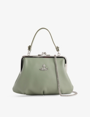 VIVIENNE WESTWOOD: Granny Frame Faux-Leather Top-Handle Bag