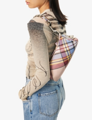 VIVIENNE WESTWOOD: Cindy McHaze Cylinder Leather Shoulder Bag