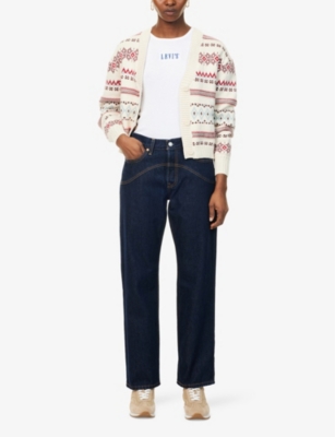 LEVIS: 501 '90s Western straight-leg denim jeans