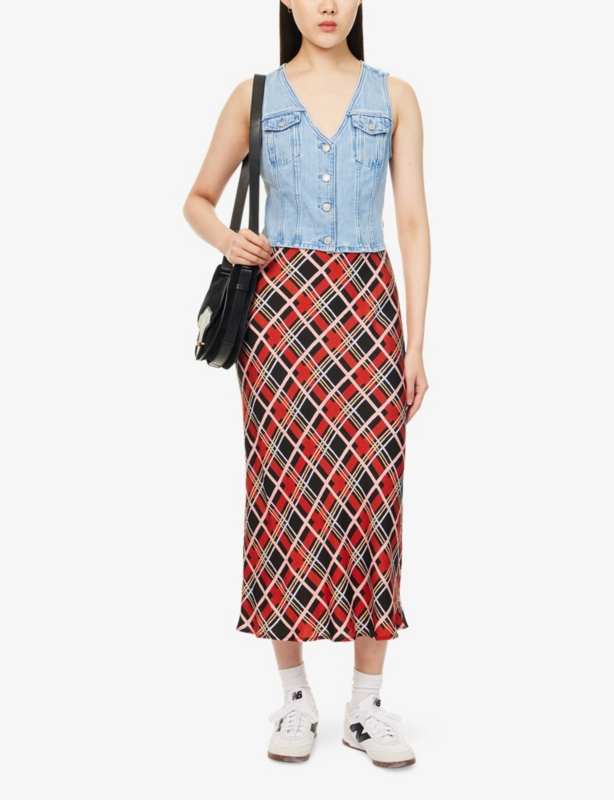 Bella Sleeveless Denim Corset Top