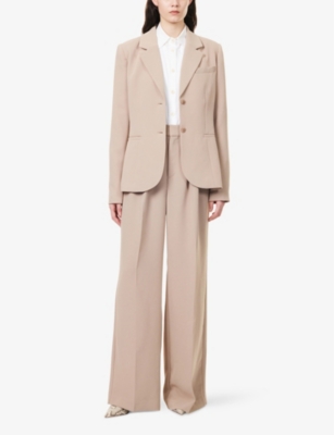 GOOD AMERICAN WOMENS GOOD AMERICAN LUXE SUITING WOVEN BLAZER 
