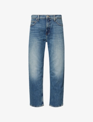 GOOD AMERICAN: Good Standard Straight-Leg Stretch-Denim Jeans