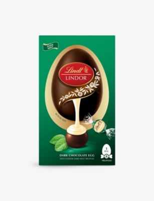 LINDT: Lindor Mint Truffle Dark Chocolate Egg 260g