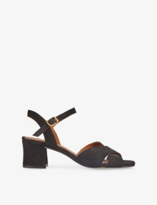 LK BENNETT: Alba Suede Heeled Sandals