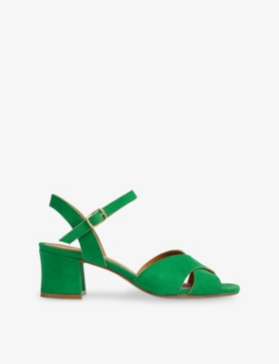 LK BENNETT: Alba Suede Heeled Sandals