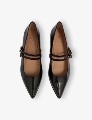 LK BENNETT: Lulu Patent-Leather Flats