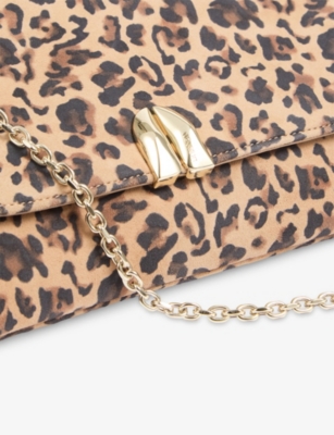 LK BENNETT: Aria Suede Clutch Bag