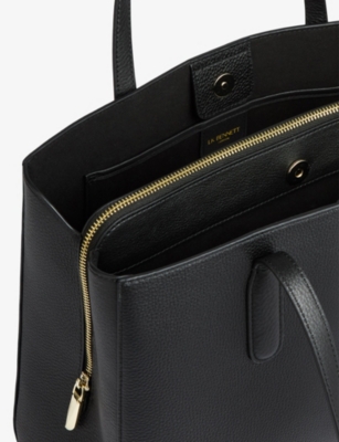Lk Bennett Womens Bla-black Olivia Leather Tote Bag