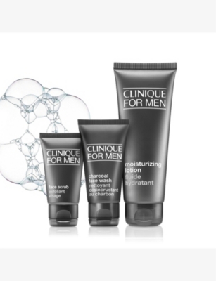 CLINIQUE: Daily Hydration: Men's Skincare Set for Normal to Dry Skin
