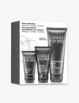 CLINIQUE: Daily Hydration: Men's Skincare Set for Normal to Dry Skin