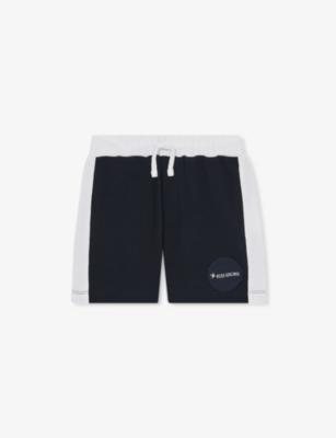REISS: Cane Colour-Block Cotton-Knit Shorts 3-14 Years