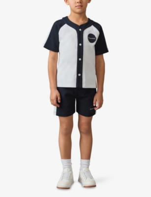 REISS: Nori Branded Cotton-Knit Shirt 3-14 Years