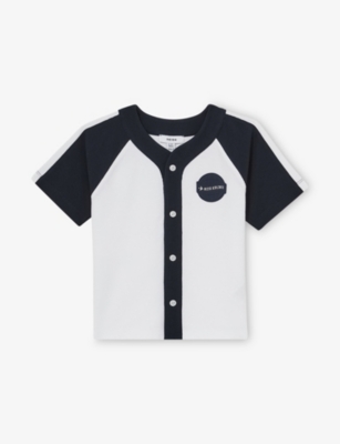 Reiss Kids' Nori Jr. Cotton Button-up Shirt