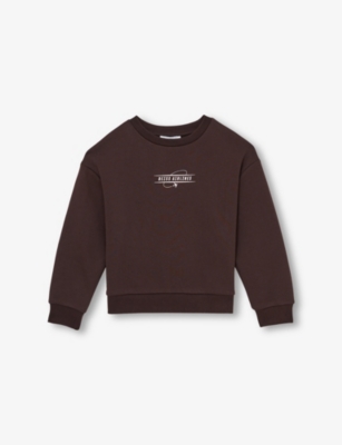 REISS: Orville Airlines-Print Cotton Sweatshirt 3-9 Years