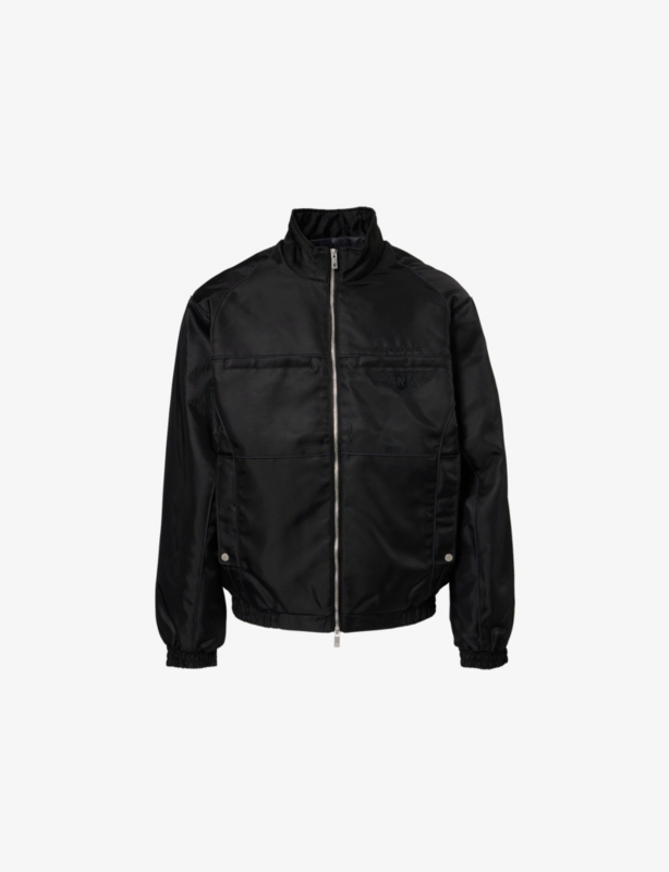 Overdrive Racing Brand-Embroidery Relaxed-Fit Woven Jacket