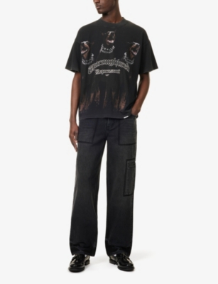 Represent Men's Thoroughbred T-shirt In Vintage Black