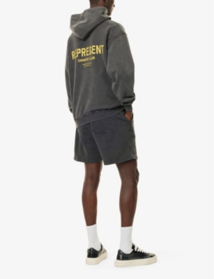 REPRESENT: Owners' Club Text-Print Cotton-Jersey Hoody