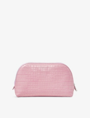 Classic Signature-Hardware Leather Cosmetic Case
