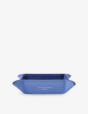ASPINAL OF LONDON: Tidy Tray mini grained-leather organiser