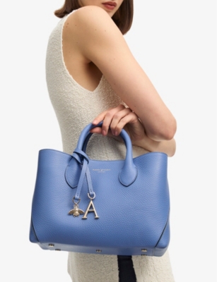 ASPINAL OF LONDON: Midi London Leather Tote Bag