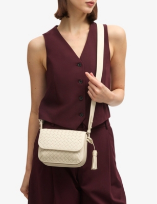 ASPINAL OF LONDON: Ella Leather Cross-Body Bag