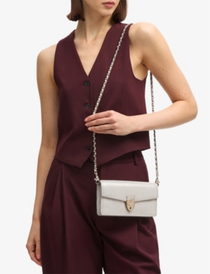 Aspinal Of London Mayfair 2 Clutch Bag In White