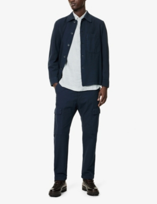 BARENA VENEZIA MENS BARENA VENEZIA CARGO RELAXED-FIT TAPERED-LEG COTTON TROUSERS 