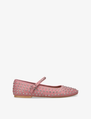 STEVE MADDEN: Vinetta-R Faux-Leather Mary Jane Flats