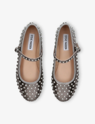 Steve Madden Womens  Vinetta-r Faux-leather Mary Jane Flats