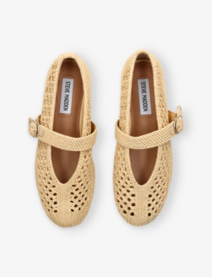 Steve Madden Womens  Alara Woven Ballet Flats