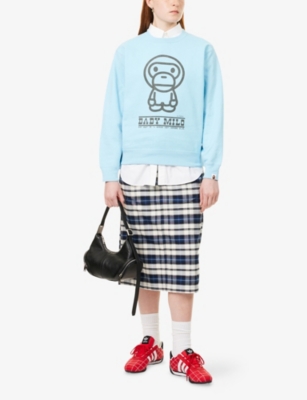 A BATHING APE: Baby Milo Relaxed-Fit Cotton-Jersey Sweatshirt