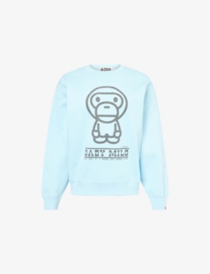 A BATHING APE: Baby Milo Relaxed-Fit Cotton-Jersey Sweatshirt