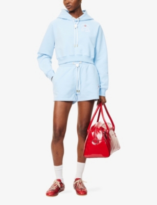CASABLANCA: Casa Beauty Cropped Hoodie