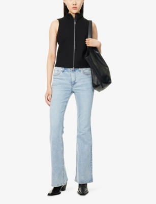 RAG & BONE: Dahlia Mid-Rise Flared-Leg Stretch-Denim Jeans