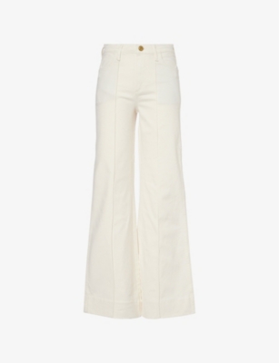RAG & BONE: Skylar Flared Straight-Leg Mid-Rise Stretch-Denim Jeans