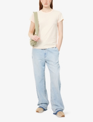 RAG & BONE: Feather Logan relaxed-fit cotton-blend denim jeans